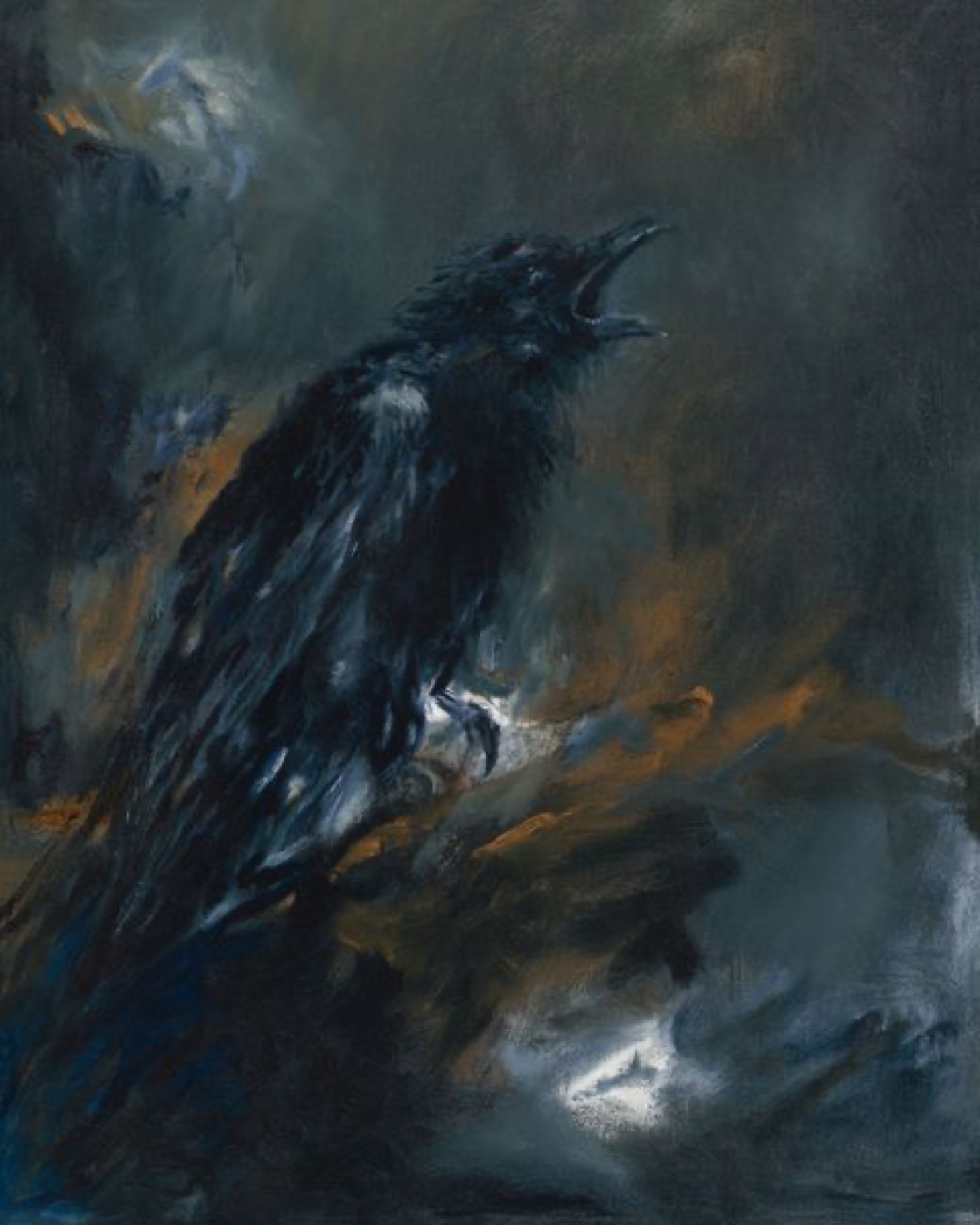 Akall — painting by Leat Silvera, 16 × 20 in