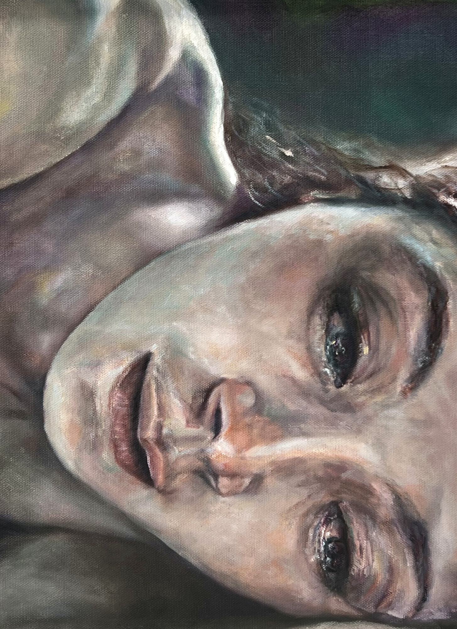 Tears — painting by Leat Silvera, 12 × 16 in