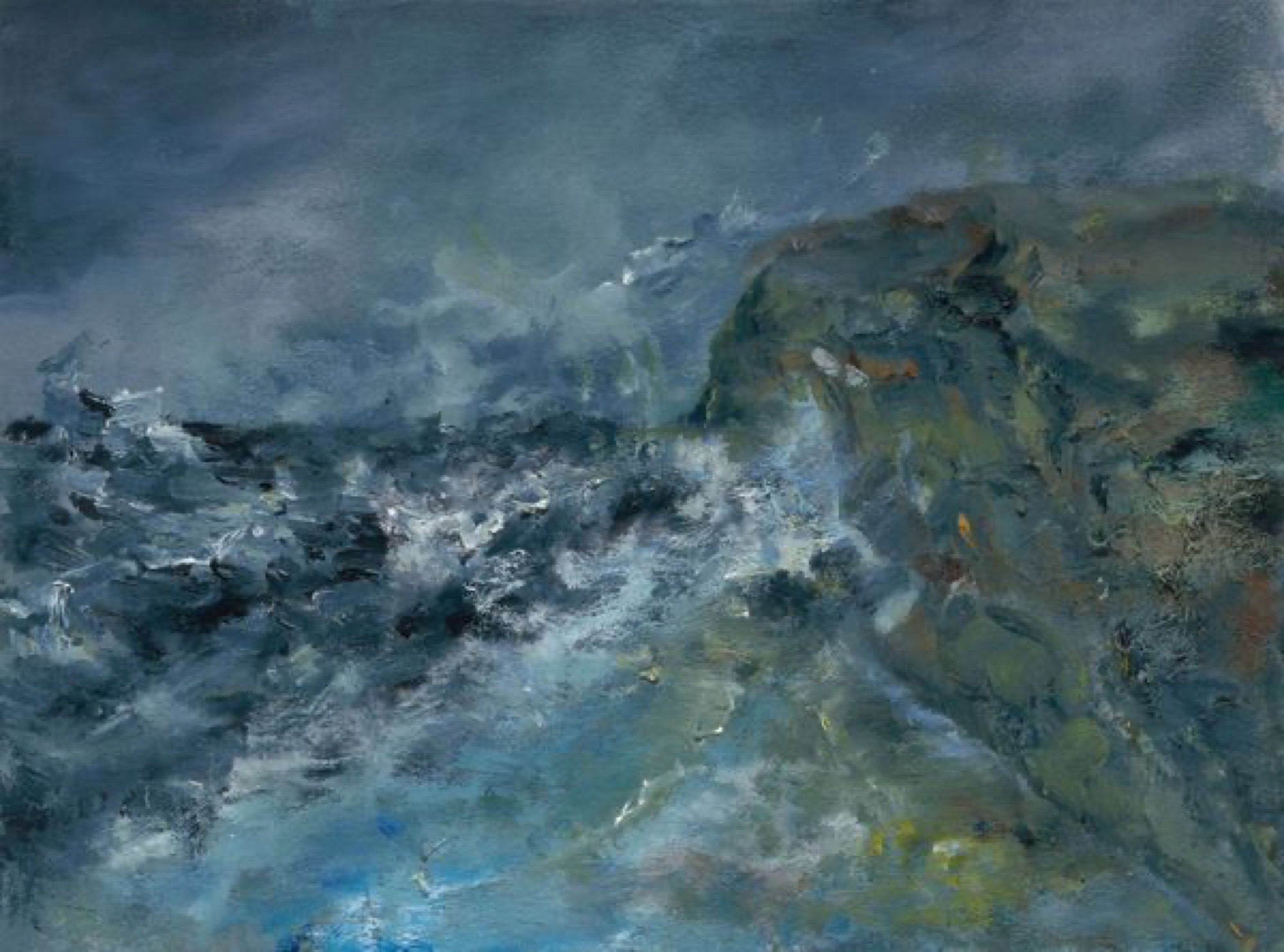 Unstoppable — painting by Leat Silvera, 12 × 9 in